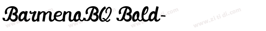 BarmenoBQ Bold字体转换
